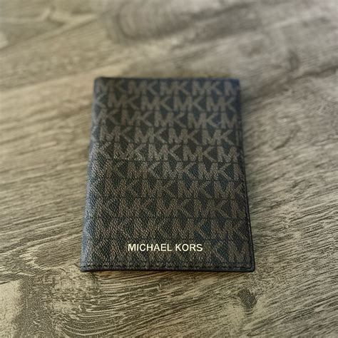 view larger image michael kors illustrations slim signature passport wallet|Logo Passport Wallet .